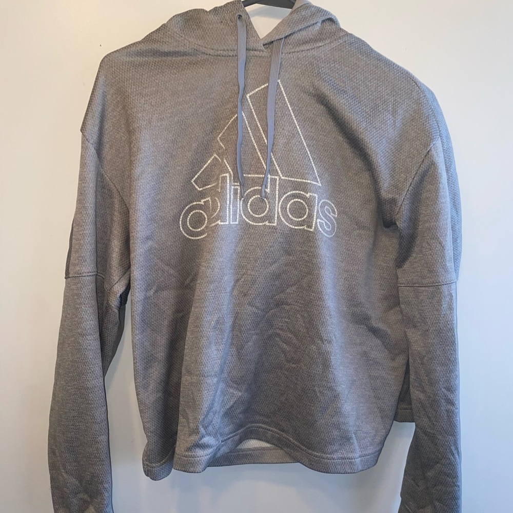 Gray Adidas hoodie
